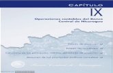Operaciones contables del Banco - Sajurin Anual 2003 - 09… · Operaciones contables del Banco Central de Nicaragua El presente capítulo presenta la posición ﬁnanciera del BCN,