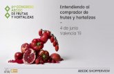 Entendiendo al comprador de frutas y hortalizas...frutas y hortalizas-4 de junio Valencia ’19 CÓMO ES ESTE COMPRADOR Canal de compra habitual SECCIÓN LIBRESERVICIO A GRANEL DEL