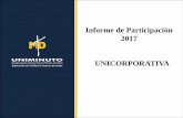 Informe de Participación 2017 UNICORPORATIVAunicorporativa.uniminuto.edu/images/archivos/pdf/...Escritura de Artículos Científicos y Tecnológicos 138 $ 273.500.000 Formación e