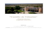 “Castillo de Viñuelas” · 2020-06-08 · Incluye: Desayuno, taco y comida para el cazador, en el Castillo o Pabellón de Caza. Extras: - Desayuno, taco y comida de acompañante