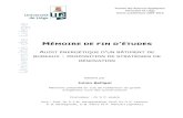 MÉMOIRE DE FIN D ÉTUDES - uliege.be · 2017-05-29 · 1 Université de Liège MÉMOIRE DE FIN D’ÉTUDES AUDIT ÉNERGÉTIQUE D’UN BÂTIMENT DE BUREAUX: PROPOSITION DE STRATÉGIES