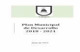 Plan Municipal de Desarrollo 2018 - 2021 - Pueblaplaneader.puebla.gob.mx/pdf/Municipales2020/Caltepec.pdfen el Estado de Puebla. En 2015 en el municipio había un total de 3,463 personas