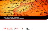 IRCO - media.iese.edu · Grupos de población árabes y bereberes 99% Población ciudades Capital Rabat (1.884.917 habitantes) Principales ciudades Casabalanca (3.356.337), Fez (1.072.468),