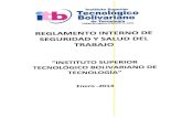 Inicio | ITB...Instituto Superior Tecnologico Bolivariano dc Guayaquil: 236 y Pedro VVeb s info@itb . E-mail: -re If: 2 0702B 2306863 DE SEGURIDAD Y SALUD DEL TRABAJO DEL SUPERIOR