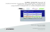 JUMO AQUIS touch P Instrumento modular de medición … Instrumento modular de medición multicanal para el análisis de líquidos con regulador integrado y videoregistrador Manual