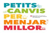 PETITS CANVIS PER MENJAR MILLOR - Agència de …salutpublica.gencat.cat/web/.content/minisite/aspcat/...Document elaborat per Agència de Salut Pública de Catalunya Departament de