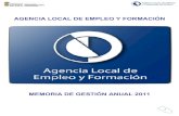 AGENCIA LOCAL DE EMPLEO Y FORMACIÓN...5. Proyectos AEDL 6. Plan de Formación 7. Información, Orientación, Intermediación, y Club de Empleo 8. Espacio Reacciona 9. Jornada Empleo