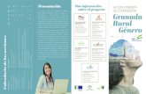 Presentacion Mas informacion sobre el proyecto DE ... · cuyo objetivo es Dinamizar el Emprendimiento entre las mujeres rurales de la provincia, así como impulsar la igualdad de