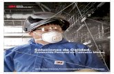 Soluciones de Calidad. - DICOMEX Soluciones Industriales · Respirador plegable Génesis 9332 para partículas con válvula de exhalación, Clasificación Europea P3 12 cajas de ...