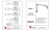 SOPORTE MÓVIL DE - Trialcomtrialcom.com.ar/descargast/SMM-1/manual-SMM-1.pdf · SMM-1 Soporte móvil de micrófono CARACTERÍSTICAS TÉCNICAS El SMM-1 permite el libre movimiento