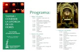 Programa - CURS D'ESTIUcursoliturgia.cpl.es/wp-content/uploads/2018/08/Programa-dactivitat… · Curs d’estiu al Santuari del Miracle del dilluns 3 al divendres 7 de setembre de
