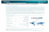 Fuga de información de LinkedIn - ElevenPaths · 2020. 7. 2. · incluidos los derechos de diseño, producción, reproducción, uso y venta del mismo, salvo en el supuesto de que