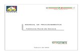 Telefonía Rural de Sonoratransparencia.esonora.gob.mx/.../281801/MANUAL_DE_PROCEDIMIE… · Presentación de los procedimientos: Introducción del servicio de telefonía rural Atención