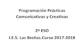 Programación Prácticas Comunicativas y Creativas 2º ESO I.E.S. …ñas.es/paginas/nuestro_centro/PGA WEB 17-18... · 2017. 11. 10. · Actividades complementarias y extraescolares.