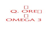 Q. ORE OMEGA 3 - IBS€¦ · omega-6 (presentes principalmente en vegetales y aceites de semillas) que no esté adecuadamente compensado con los beneficiosos omega-3, se aumenta la