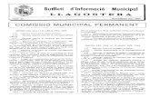 Butlletí d'Informació Municipal 19841101 - Web Arxiu municipal de …arxiu.llagostera.cat/pdf/hemeroteca/info_municipal/... · 2019. 4. 24. · nicipal de Llagostera als efectes