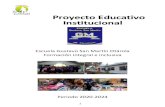 Proyecto Educativo Institucional - Comunidad Escolar€¦ · Cs. N. L. y C. Matem. L. y C. Matem. Cs. N. 2° - - 4° 243 248 6° - - 272 8° 272 240 252 - - A contar del año 2018