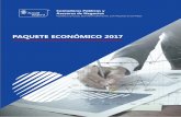PAQUETE ECONÓMICO 2017...Congreso de la Unión el Paquete Económico correspondiente al ejercicio fiscal 2017 que incluye la Iniciativa de Ley de Ingresos de la Federación, el Proyecto