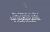 Lección 1. Insuficiencia cardiaca: Función contráctil normal. … · Insuficiencia cardiaca Lección 1. Insuficiencia cardiaca: Función contráctil normal. Concepto. Etiología.