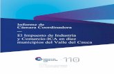 Informe de Cámara Coordinadora · 2020. 8. 12. · 7 Informe de Cámara Coordinadora _ El Impuesto de Industria y Comercio-ICA en diez municipios del Valle del Cauca Intervalos en