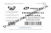 Portal de Transparencia del Estado de Hidalgo - …transparencia.hidalgo.gob.mx/TRANSCENTRAL...Que el Presupuesto de Egresos del Estado para el ejercicio fiscal del año 2017, en su