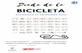 DIUMENGE 23 SETEMBRE 2018 B I C I C L E T A LÒ Ò Ò · Vine a pedalar a la Bicicletada! El pròxim 23 de setembre de 2018 tenim preparada la bicicletada popular per diferents espais
