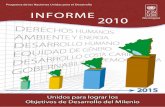 INFORME 2011 - UNDP C… · INFORME 2010 Pogr ama de las Naciones Unidas r para el Desarollor Informe PNUD Nicaragua 2010 Programa de las Naciones Unidas para el Desarrollo Primera