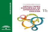Manual de atención al aluMnado con necesidades específicas de …colemigueldecervantes.es/images/EnlacesTic2/EduEspecial/... · 2020. 5. 15. · disleXia Manual de atención al