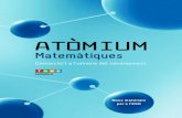 ATOMIUM - Text-La Galera · Potències Arrels Operacions i problemes amb reals 3 Equacions polinòmiques Equacions i polinomis Factorització Mètodes de resolució 4 Funcions Funcions