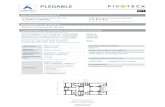 PLEGABLE - pivoteck.com©cnica-Plegable.pdf · ALEACIÓN DE EXTRUSIÓN 6063 T-5 LONGITUD VARILLA POLIAMIDA Poliamida 6.6 reforzada con un 25% de fibra de vidrio: Marco 20 mm Hoja
