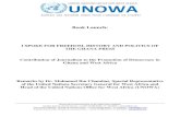 UNOWAUNITED NATIONS OFFICE FOR WEST AFRICA Book launc… · Angelita Mendy Diop, Chargée de communication – (+221) 33-869-8547 / 77-450-6181– mendya@un.org UNOWAUNITED NATIONS