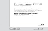 Documentos CEDE - Economía Uniandes · Documentos CEDE CEDE Centro de Estudios sobre Desarrollo Económico ISSN 1657-7191 Edición electrónica. Rocío del Pilar Moreno-Sánchez