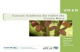 Cacao: Cadena de valor de Costa Ricaagronegocios.catie.ac.cr/images/pdf/cadena de valor cacao... · 2015. 11. 12. · IICA-CATIE Cacao: Cadena de valor de Costa Rica 2 CADENA DE VALOR