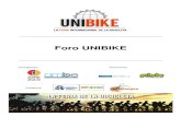 Foro UNIBIKE - AMBEasociacionambe.es/wp-content/uploads/2015/09/FORO-UNIBIKE-201… · Mario Suárez, Turismo de Extremadura Andalucía en bicicleta, una apuesta firme por el cicloturismo