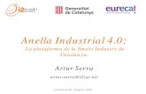 Anella Industrial 4.0...ANELLA INDUSTRIAL 4.0 MES Conclusions • Iniciativa impulsada per la Fundació i2cat i Eurecat amb el suport de la DGI, la DGTSI, dins de la estratègia SmartCat