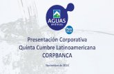 Presentación Corporativa Quinta Cumbre Latinoamericana .../media/Files/I/Iam-Corp/... · Presentación Corporativa Quinta Cumbre Latinoamericana CORPBANCA Noviembre de 2014. Principal