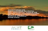 MONITOREO DE INDICADORES DE ÉXITO DEL PROYECTO “CANJE …biodiversificat.pronaturaleza.org/wp-content/uploads/publicaciones/p… · indicadores de éxito del proyecto ACBT en el