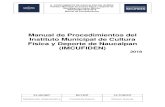 Manual de Procedimientos del Instituto Municipal de ... · Fraccionamiento Boulevares, Naucalpan de Juárez, Estado de México, C.P. 53140. Teléfonos 55728537, 55620312, 53939209