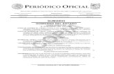 Poder Judicial de Tamaulipas - PODER LEGISLATIVO H. … · 2018. 10. 11. · corresponderán uno para cada uno de los Grupos Parlament Periódico Oficial Victoria, Tam., jueves 30