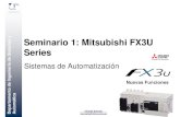 y Seminario 1: Mitsubishi FX3U s Series a de Si · 2018. 3. 27. · y s temas Seminario 1: Mitsubishi FX3U Series í a de Si Sistemas de Automatización n genier Sistemas de Automatización