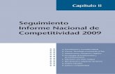 Seguimiento Informe Nacional de Competitividad 2009€¦ · productividad, el desarrollo del sector privado y la disminución de la pobreza en Colombia; por consiguiente, se considera