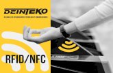 RFID/NFCManillas, Llaveros, y Tarjetas RFID/NFC, son un sistema de identificación de datos. Funciona con un chip de radiofrecuencia o una etiqueta NFC donde se graba la información