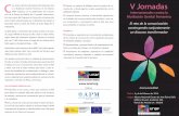 CUNAF organiza, con la colaboración de la Asocia- V Jornadas€¦ · tencial de los medios de comunicación en la lu-cha contra la mutilación genital femenina w Jolly Kamuntu, periodista,