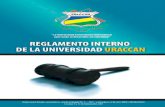 REGLAMENTO UNIVERSIDAD URACCAN · - Los fines de la Universidad de las Regiones Autónomas de la Costa Caribe de Nicaragüense son: 1. El desarrollo de la docencia, la investigación