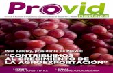 P R E SENTACIÓN - Provid · de la uva de mesa, sino al de todos los productos de agroexportación. La meta a futuro es crecer y seguir siendo una asociación atractiva para sus miembros,