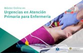Máster Online en Urgencias en Atención Primaria para ...€¦ · botiquines de urgencias y maletines de avisos. 1.2.apel del profesional sanitario en urgencias de Atención Primaria.