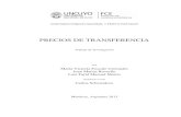 PRECIOS DE TRANSFERENCIA · PRECIOS DE TRANSFERENCIA Página 6 de 61 La O.C.D.E. define a los precios de transferencia como los precios por los que una empresa transfiere bienes materiales