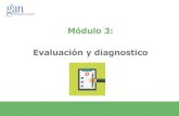 Módulo 3: Evaluación y diagnosticocursos.gan-bcn.com/cursosonline/admin/publics/... · Exploración de la laringe: Valoración de cualquier afectación laríngea, así como retenciones