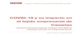 GABINETE TÉCNICO DE COMISIONES OBRERAS CANARIAS · 2020. 8. 18. · GABINETE TÉCNICO DE COMISIONES OBRERAS CANARIAS COVID-19 y su impacto en el tejido empresarial de Canarias -Variación