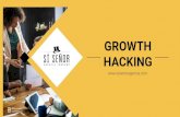 HACKING GROWTH³mo-Hacer-una... · La estrategia del Growth Marketing es ayudarte a resolver los problemas que tengas de una forma lógica y con bajo presupuesto, buscando hacer crecer
